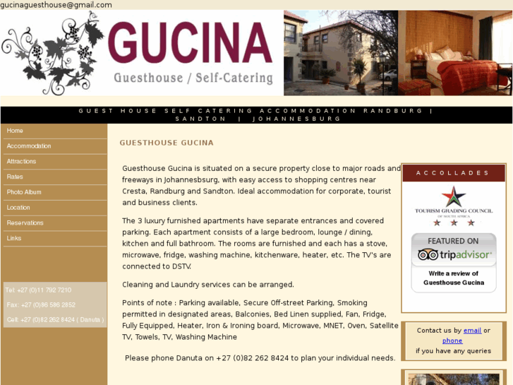 www.guesthouse-gucina.com