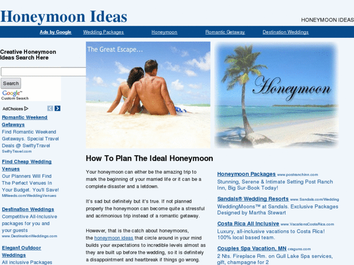 www.honeymoonideas.info