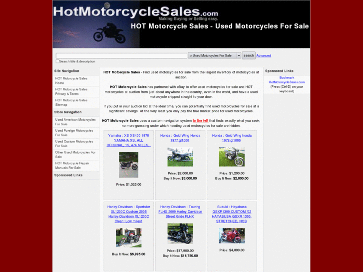 www.hotmotorcyclesales.com