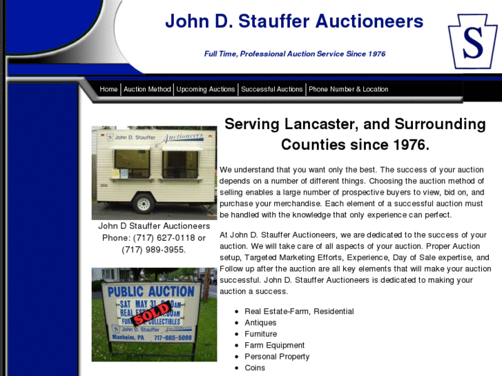 www.johndstaufferauctioneers.com