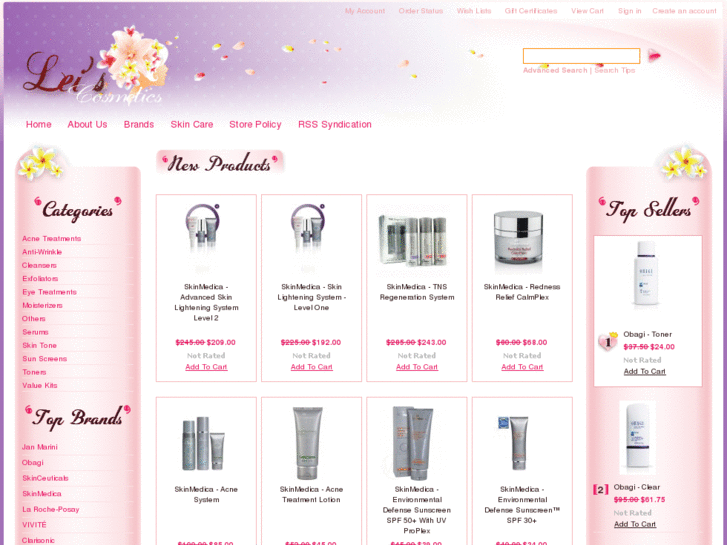 www.leiscosmetics.com