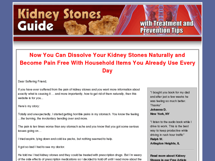 www.naturalkidneystonetreatment.com