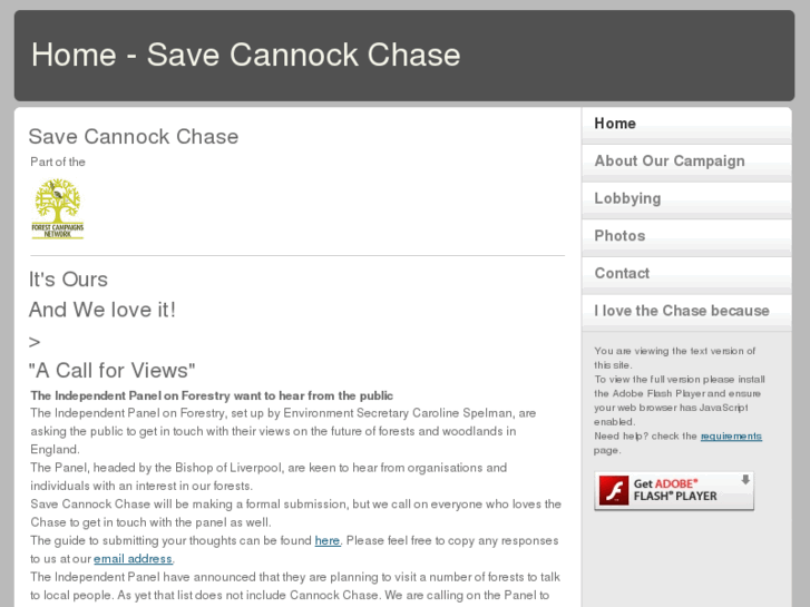 www.savecannockchase.org.uk