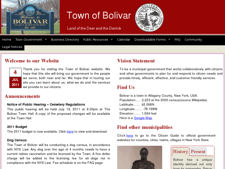 www.townofbolivar.com