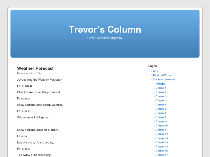 www.trevorscolumn.com