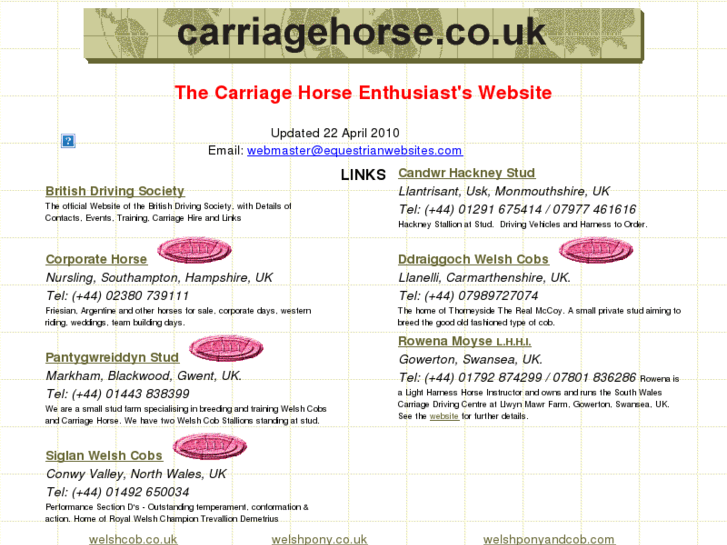 www.carriagehorse.co.uk