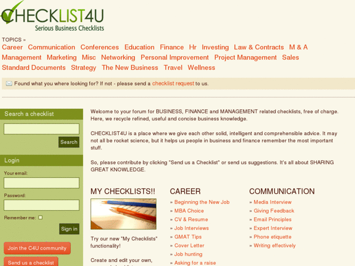 www.checklists.asia