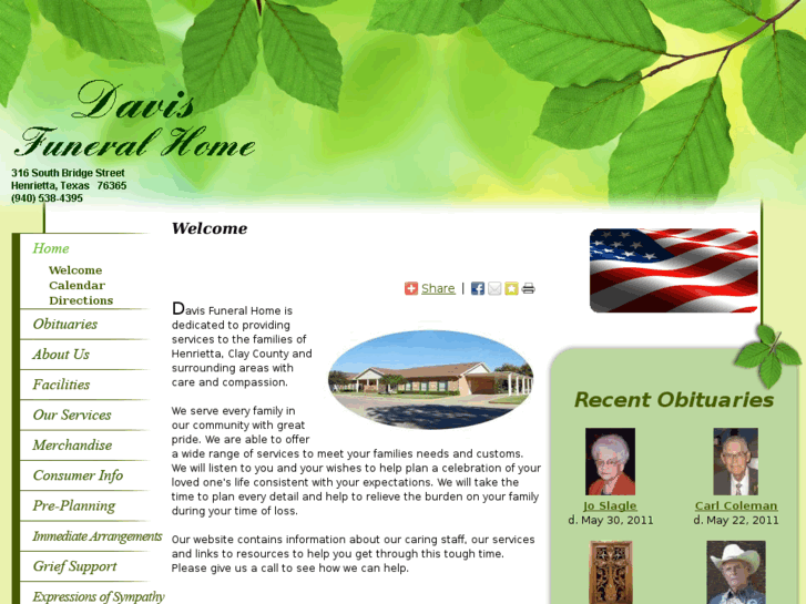 www.davisfuneralhome.net