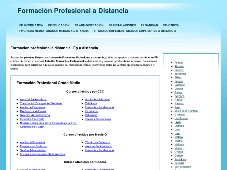 www.formacionprofesionaladistancia.com