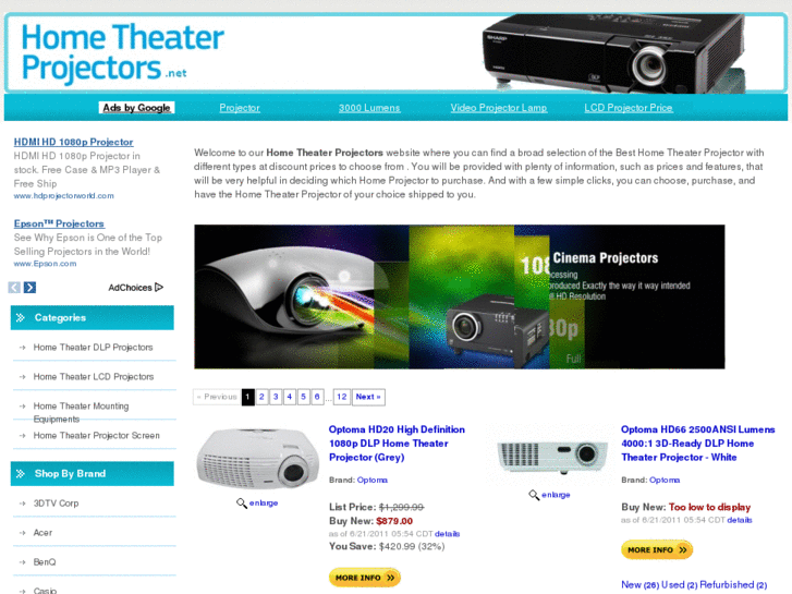 www.hometheater-projectors.net