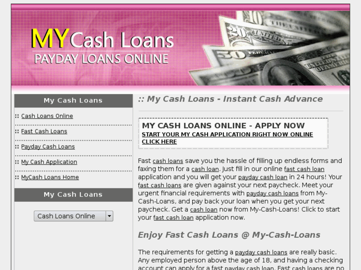 www.my-cash-loans.com