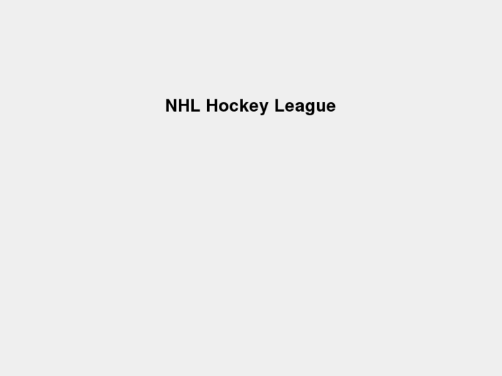 www.nhlhockeyleague.com