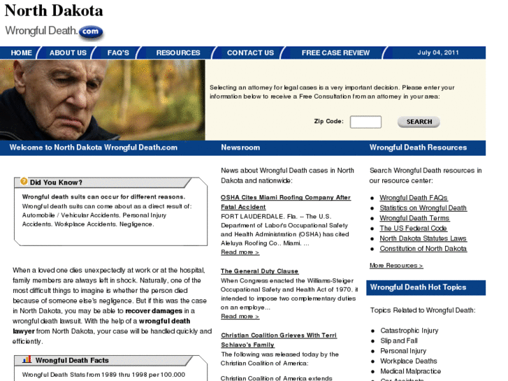www.northdakotawrongfuldeath.com