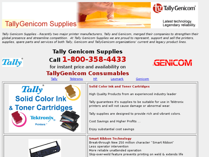 www.tally-genicom-supplies.com