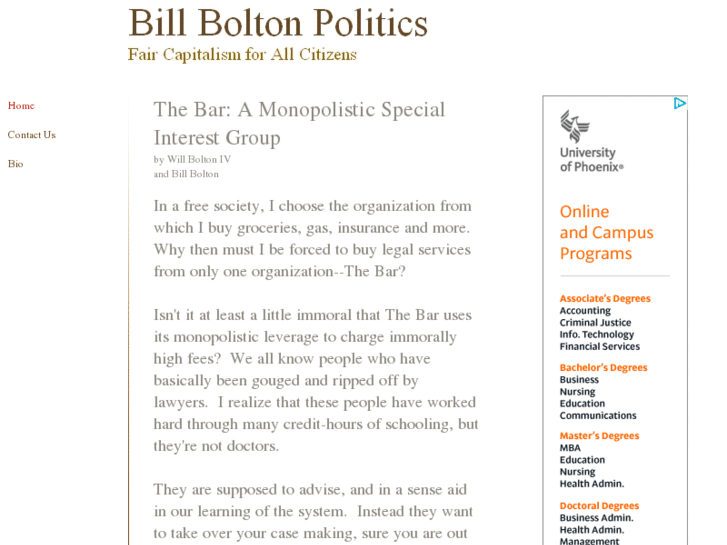 www.billboltonpolitics.com