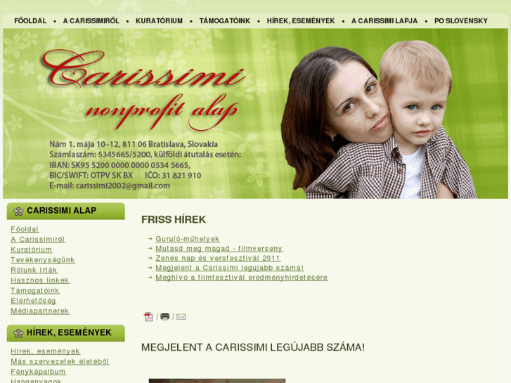 www.carissimi.sk