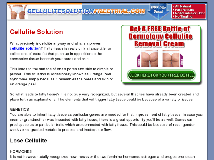 www.cellulitesolutionfreetrial.com