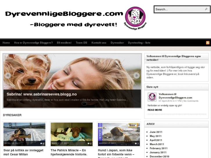 www.dyrevennligebloggere.com