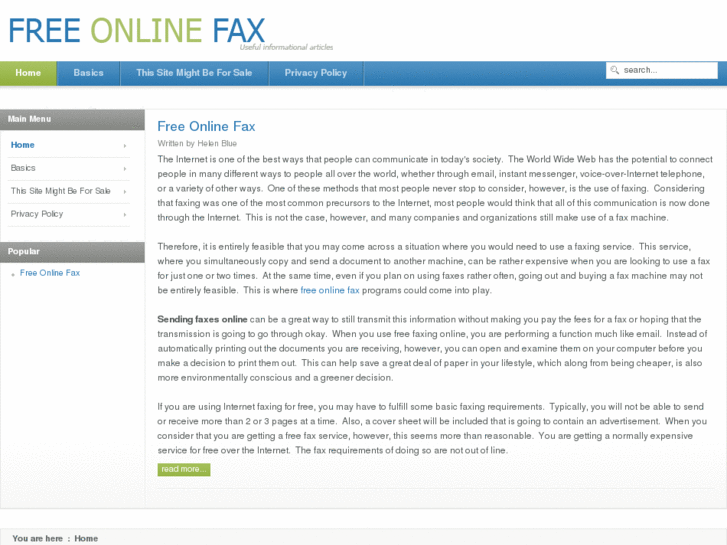 www.freeonlinefax.net