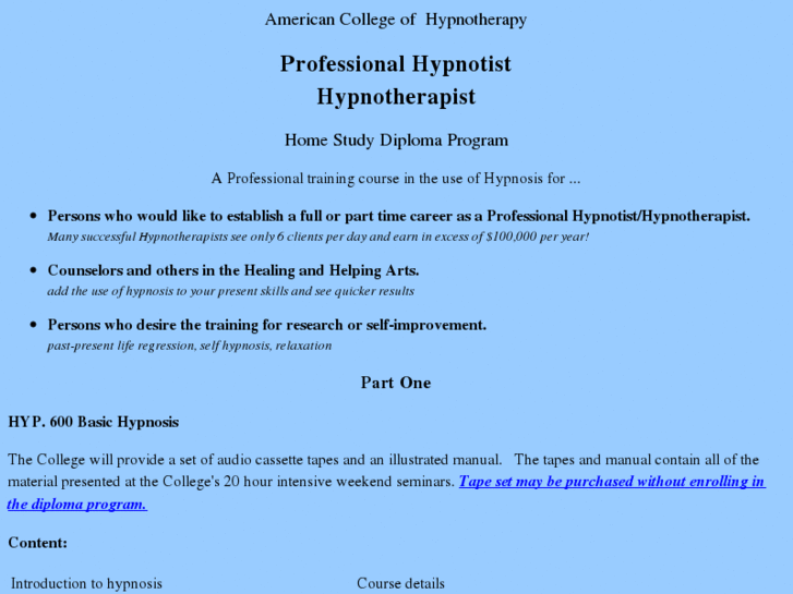 www.hypnotherapistcollege.com