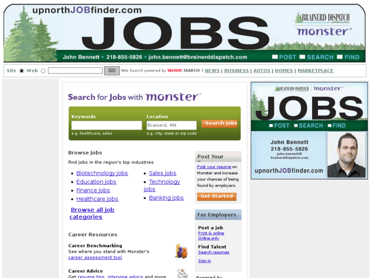 www.upnorthjobfinder.com