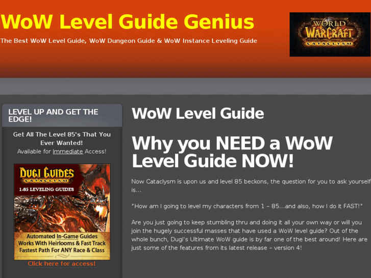 www.wowlevelguidegenius.com