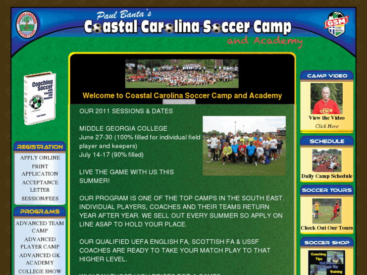 www.coastalcarolinasoccercamp.com