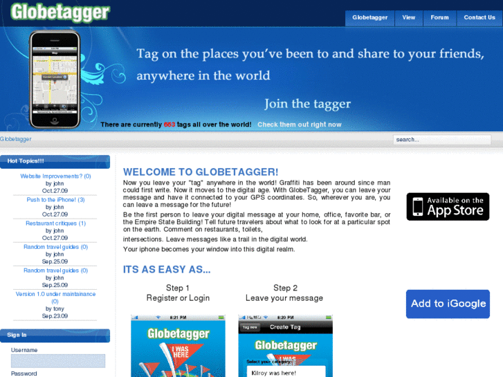 www.globe-tagger.com