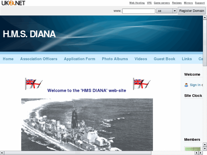 www.hmsdiana.co.uk