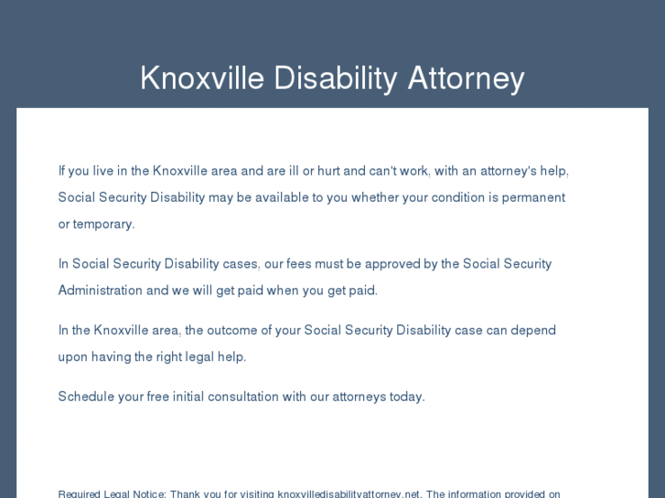 www.knoxvilledisabilityattorney.net