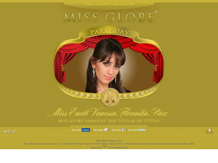 www.missglobeparaguay.com