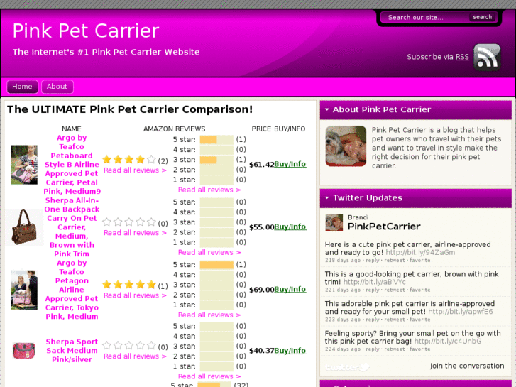 www.pink-petcarrier.com