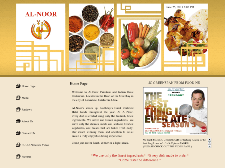 www.alnoor-restaurant.net