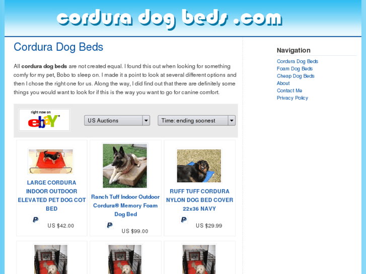 www.corduradogbeds.com