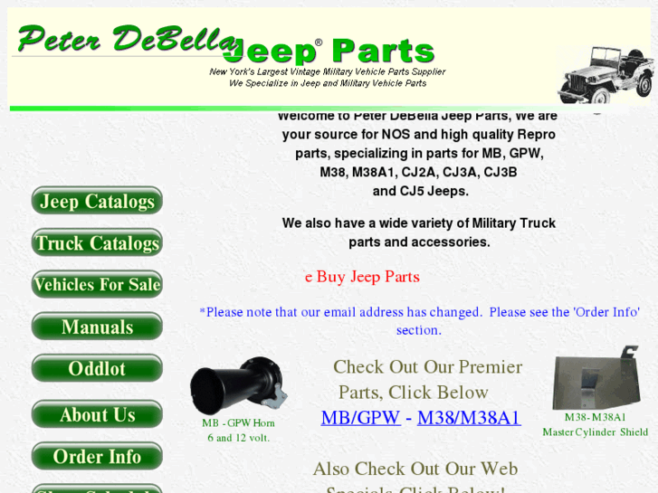 www.debellajeepparts.com