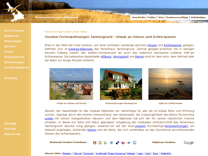 www.ferienwohnungen-insel-usedom.de