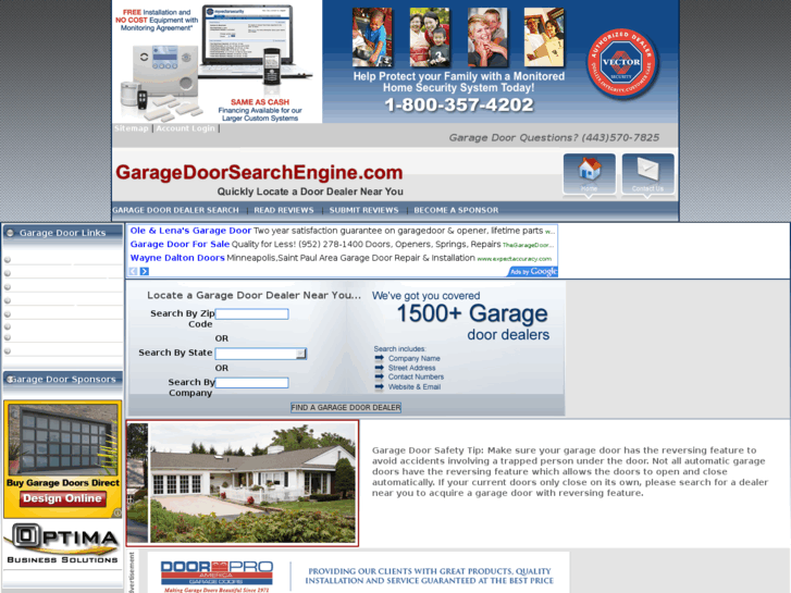 www.garagedoorsearchengine.com