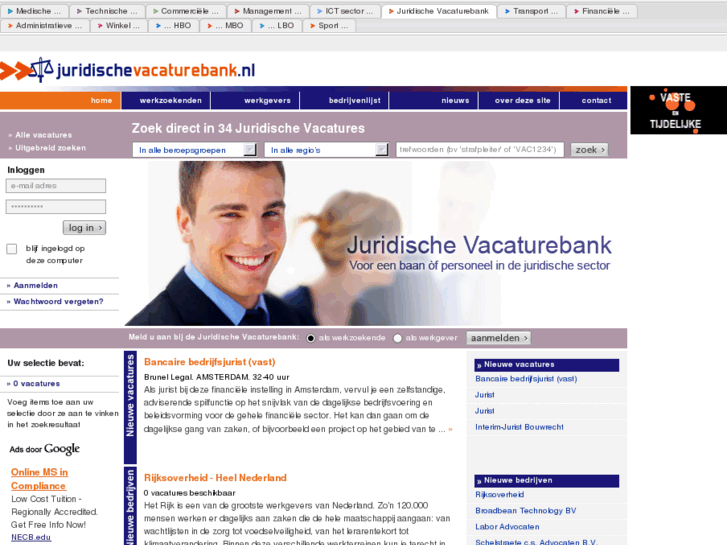 www.juridischevacaturebank.nl