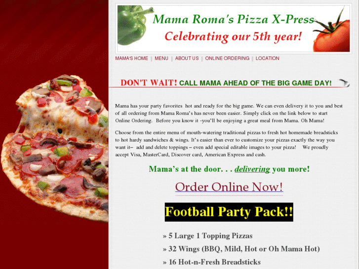 www.mamaromaspizza.com