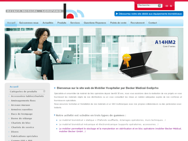 www.mobilierhospitalier.com