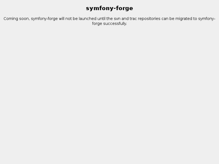 www.symfony-forge.net