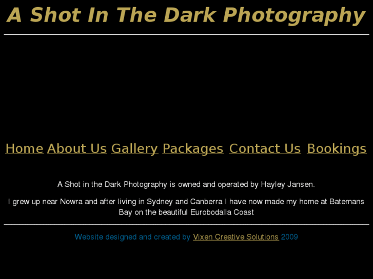 www.ashotinthedarkphotography.com