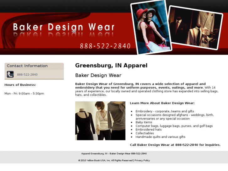 www.bakerdesignwear.com