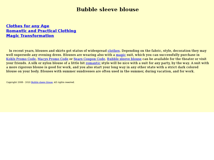 www.bubble-sleeve-blouse.com