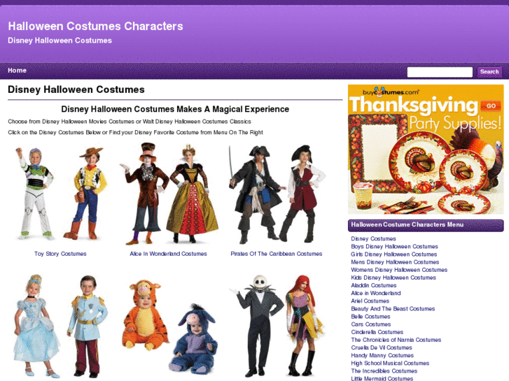 www.halloweencostumescharacters.com