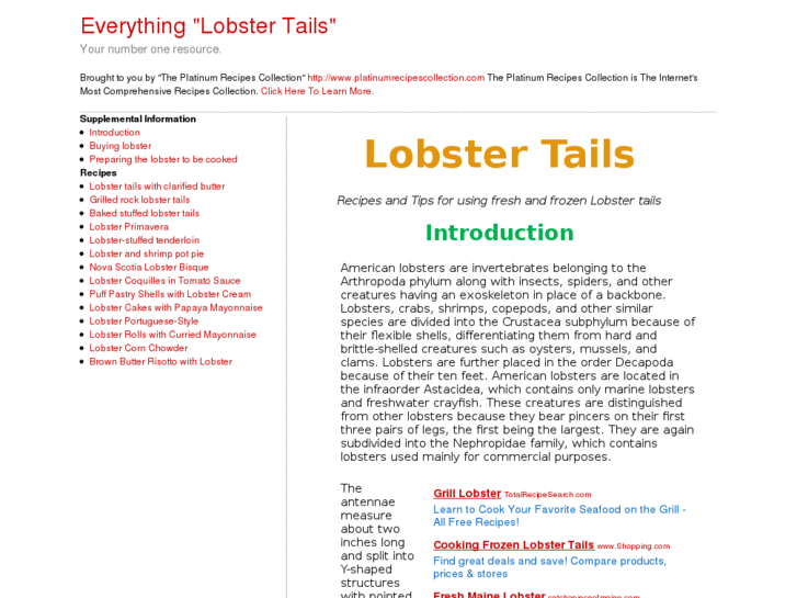 www.lobstertailscooking.com