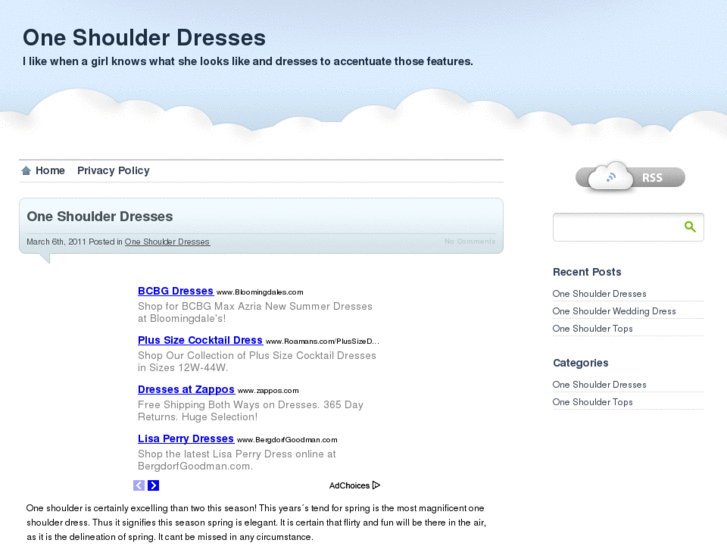 www.oneshoulderdresses.org