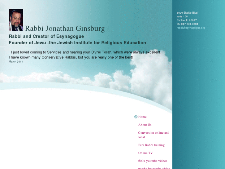 www.rabbijonathanginsburg.org