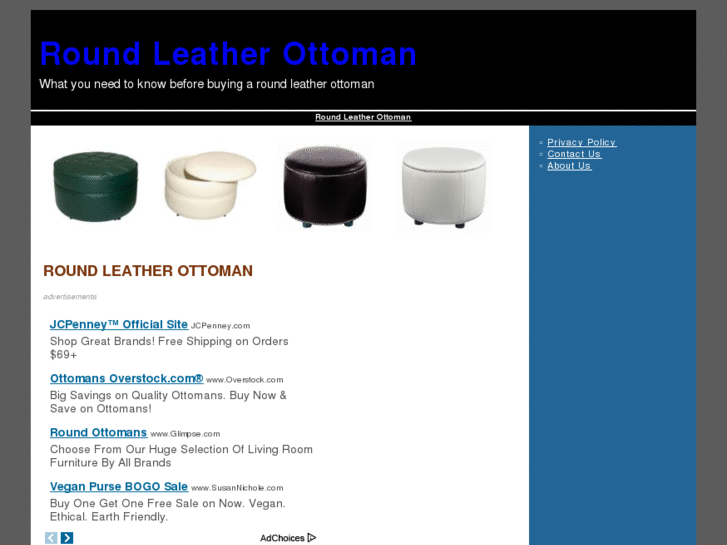 www.roundleatherottoman.net