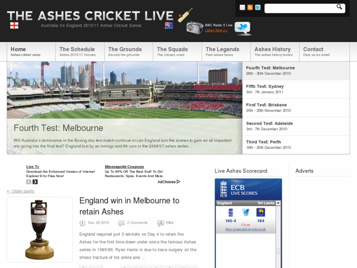 www.theashescricketlive.com